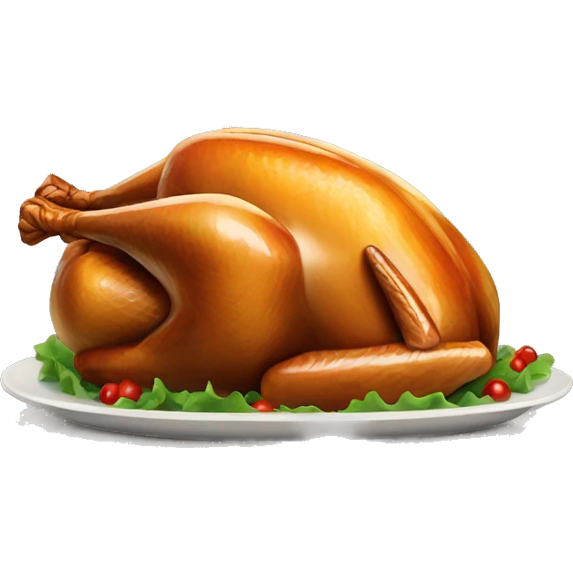 cooked  turkey emoji