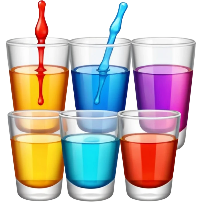 Shots in a mini cup emoji
