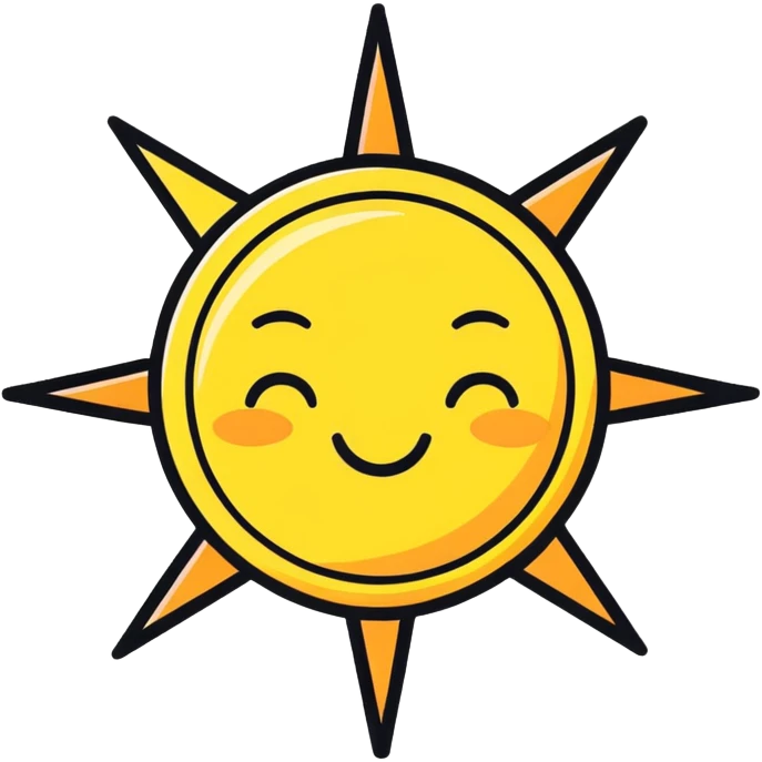 Sun emoji