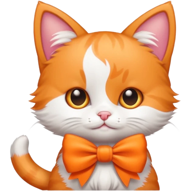 Котёнок с бантиком emoji