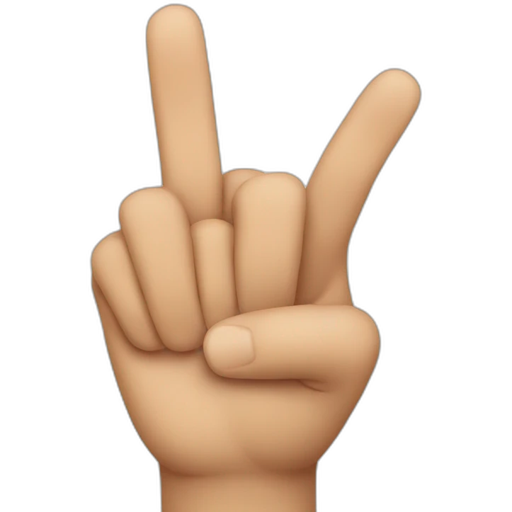 Finger pointing downwards emoji