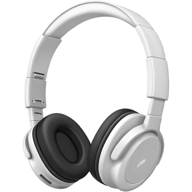 White headphone emoji