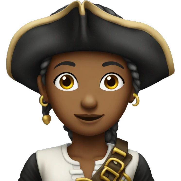 a pirate girl emoji