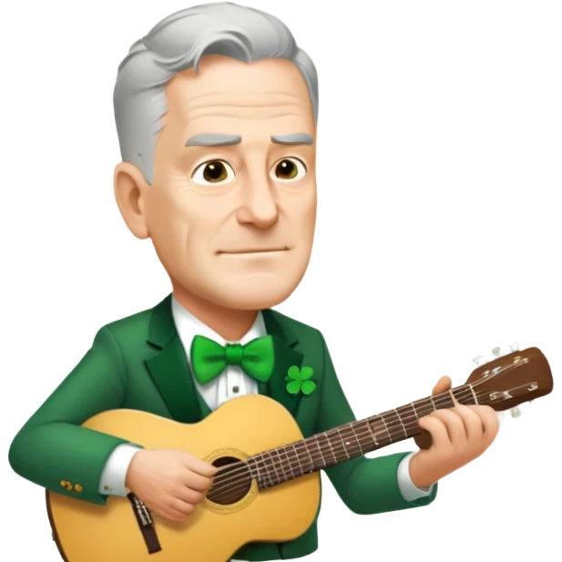 Leprechaun Guitarist emoji