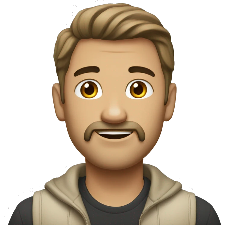 Бежевое сердечко  emoji