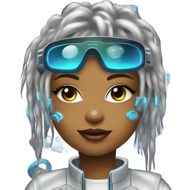 y2k girl in metaverse  emoji