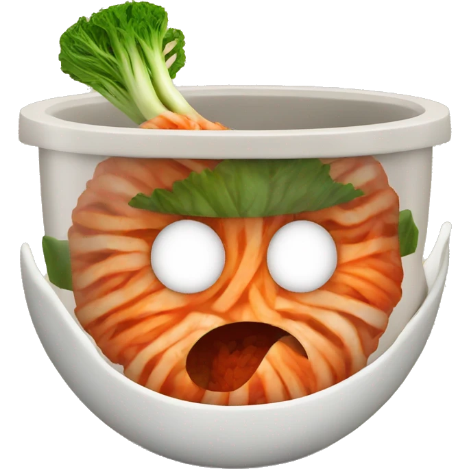 Kimchi in a Bowl  emoji