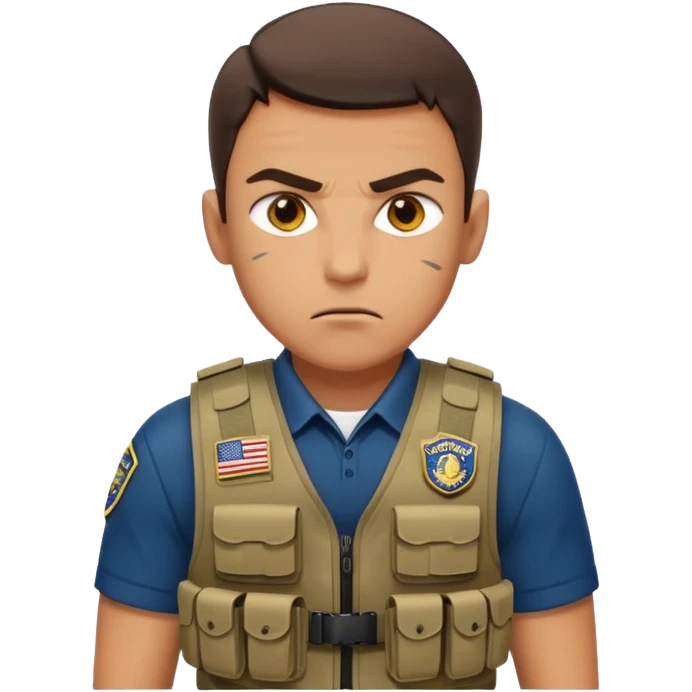 aggressive fbi runner emoji