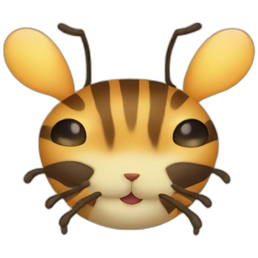 bug find cat emoji