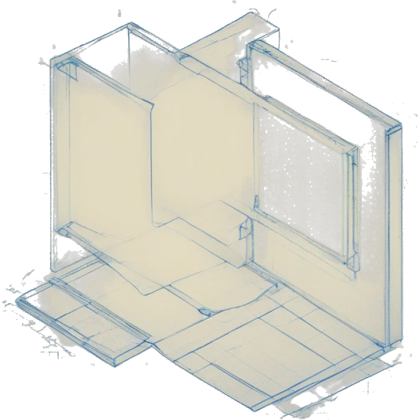blueprint paper isometric emoji