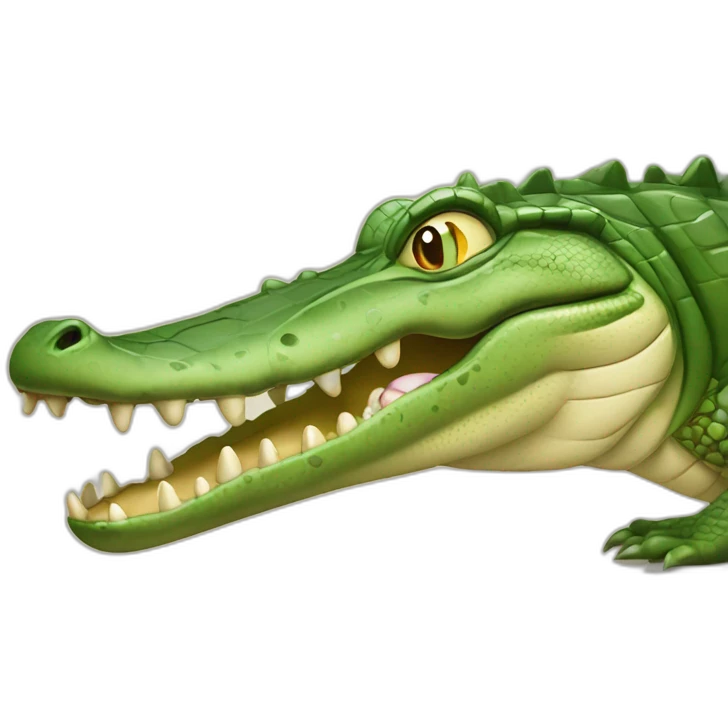 Crocodile qui mange emoji
