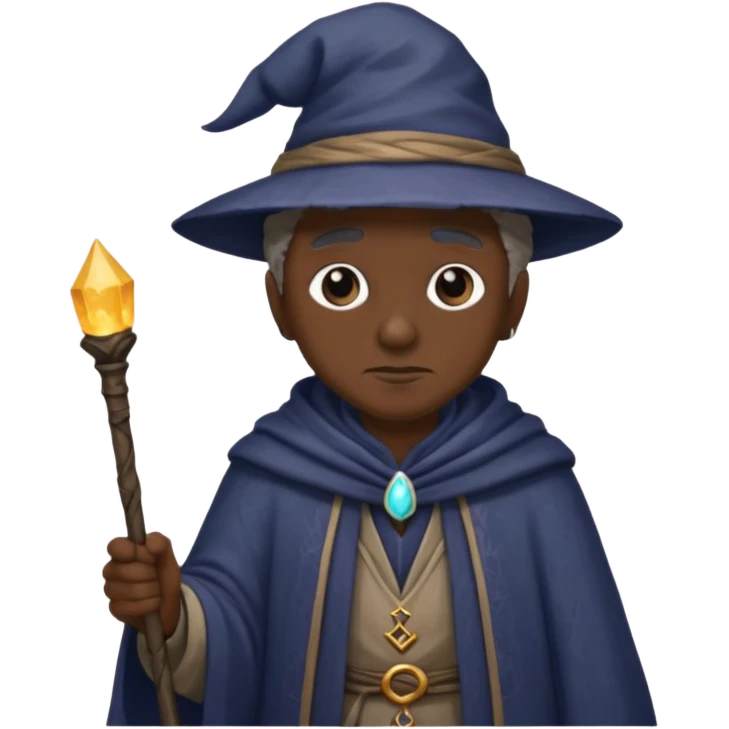 black stoned mage cane emoji