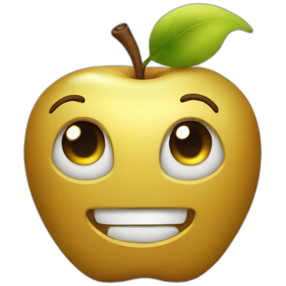 golden apple emoji