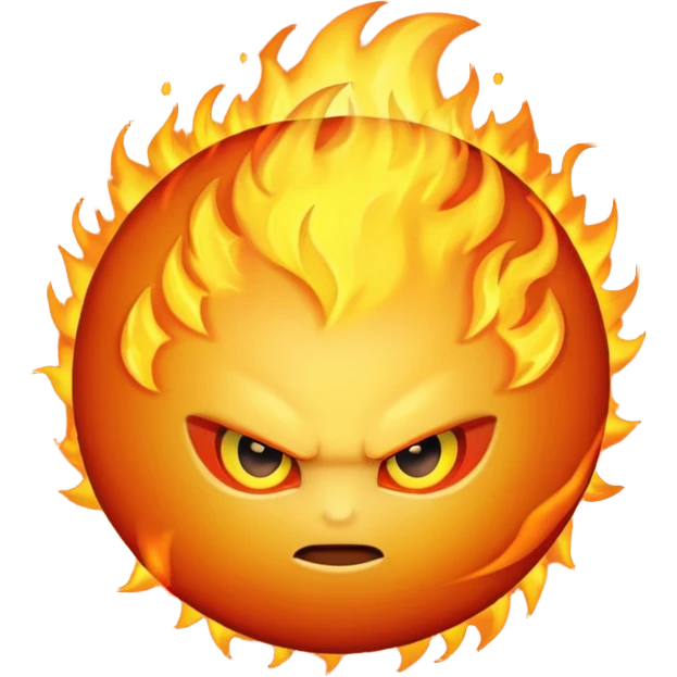 Boule de feu emoji