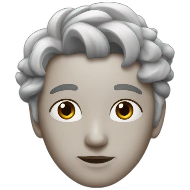 Cœur gris emoji