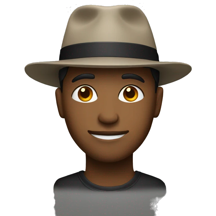 jamal with hat emoji