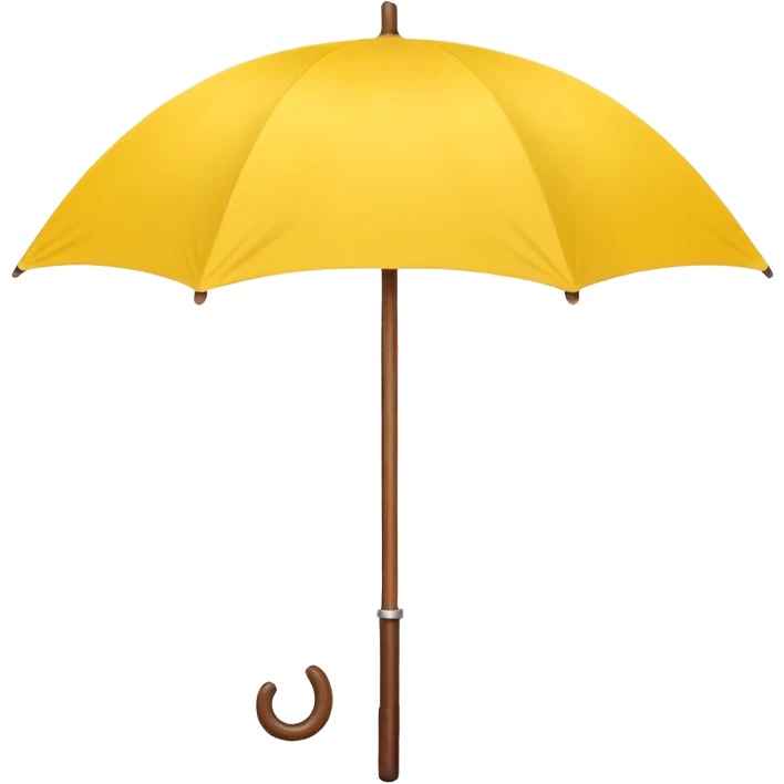 Yellow umbrella emoji