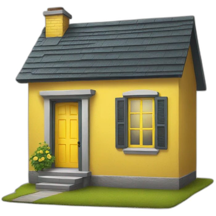 yellow home emoji