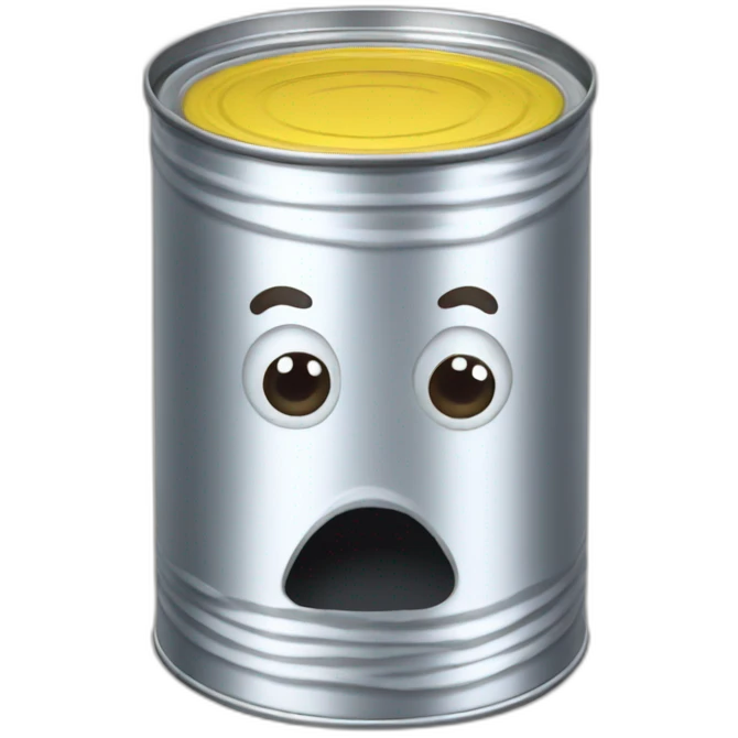 opened up tin can emoji