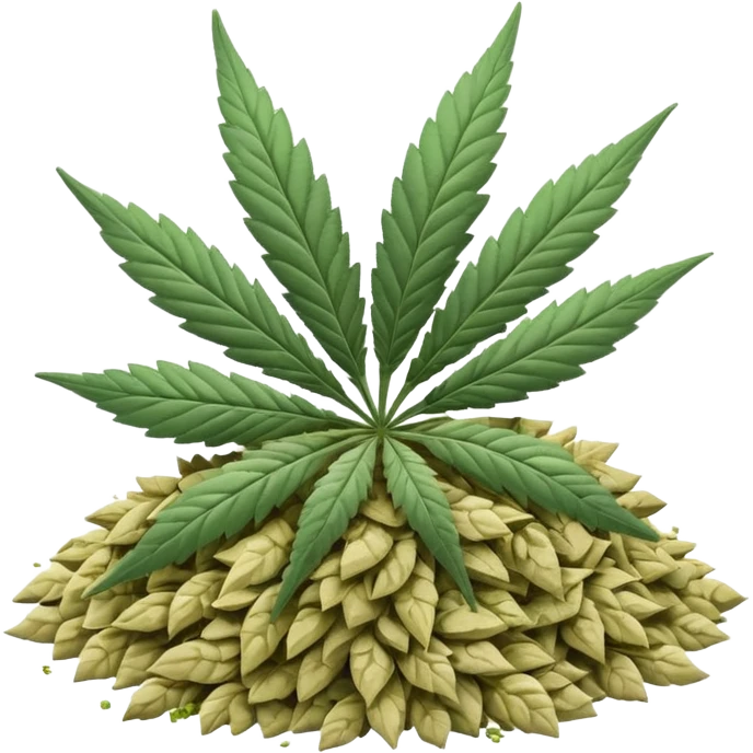 white color marijuana emoji