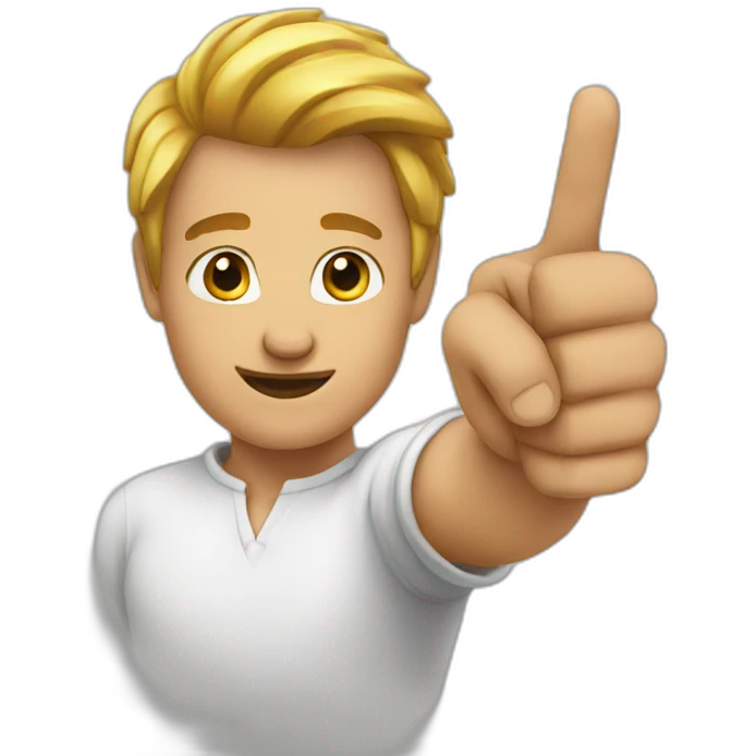 pointing emoji
