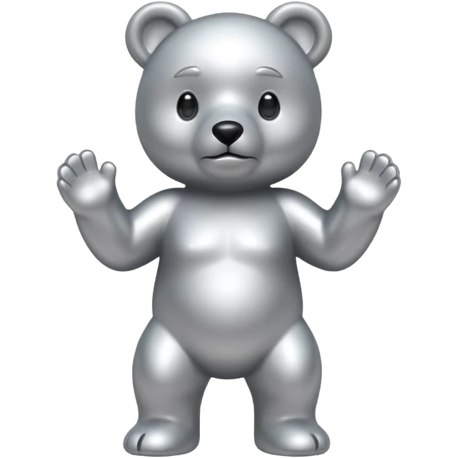 silver bear emoji