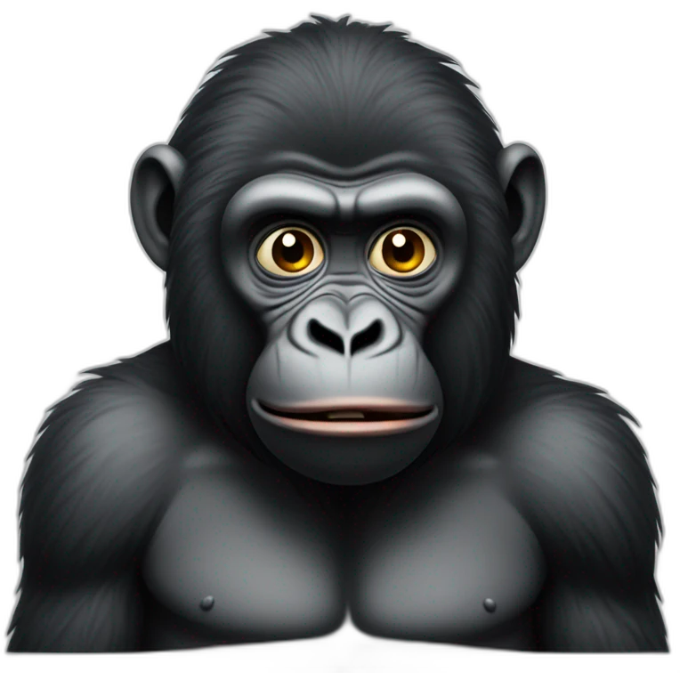 Confused gorila 🦍  emoji
