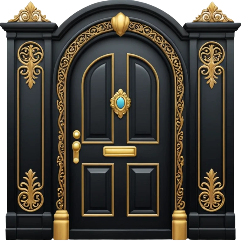 Black Door  emoji