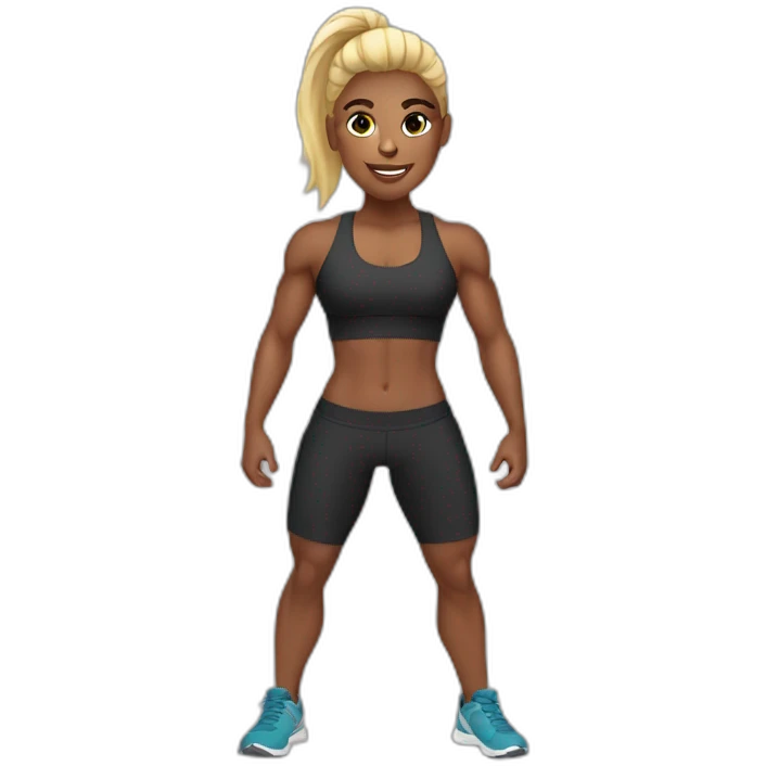 Fitness influencer emoji