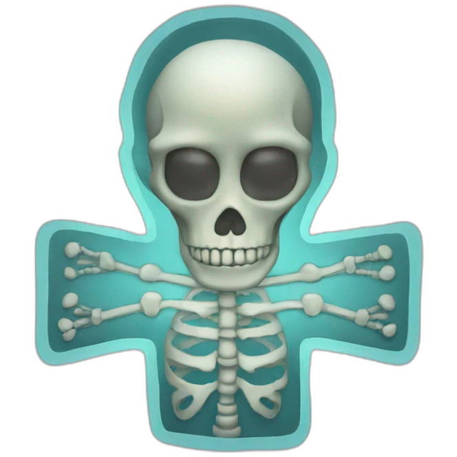 x-ray emoji