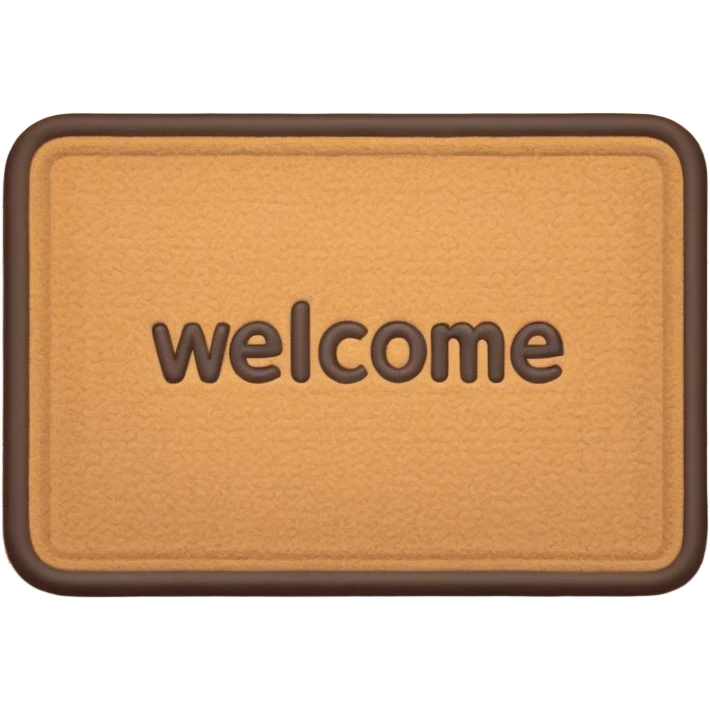 Welcome mat emoji