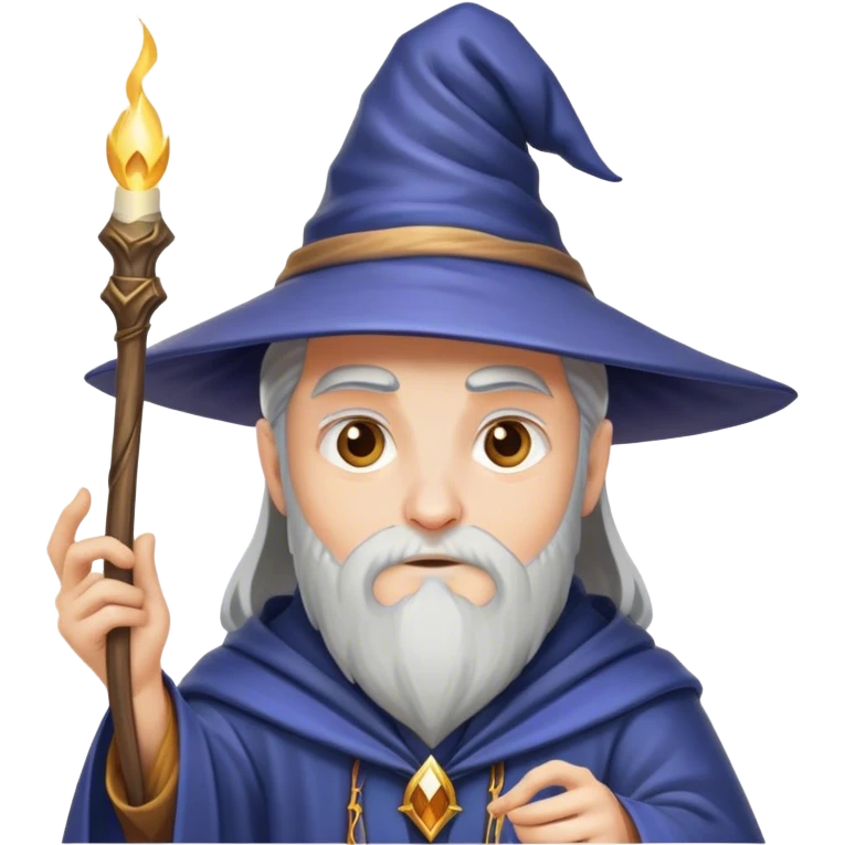 Wizard casting spells emoji