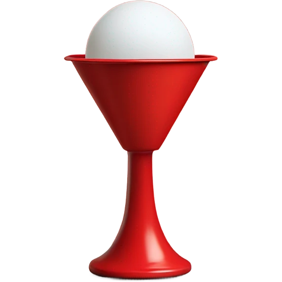 Ping pong ball in air red solo cup emoji