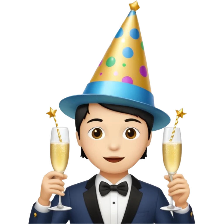 una festa di compleanno emoji