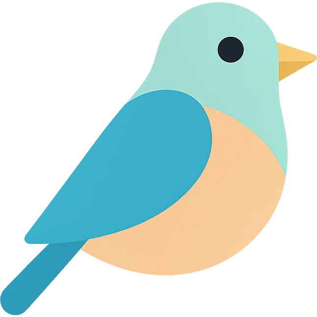 A bird emoji