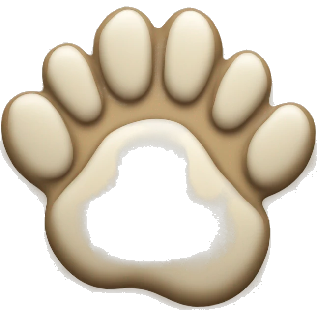 dog paw imprint emoji