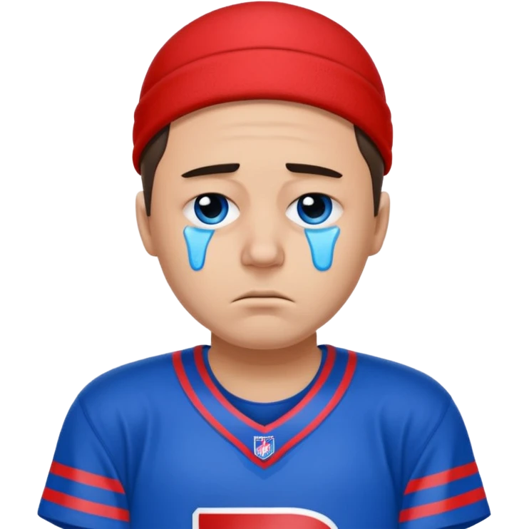 Sad bills fan emoji