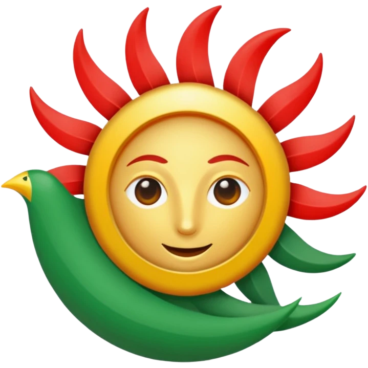 Kürdistan bayrağı emoji