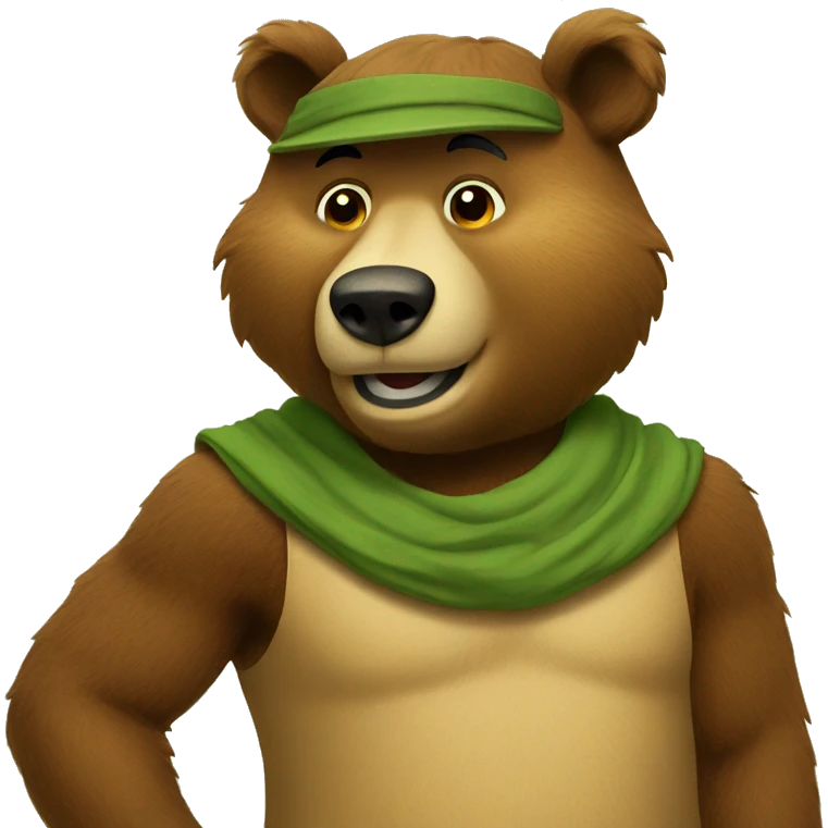 yogi bear emoji