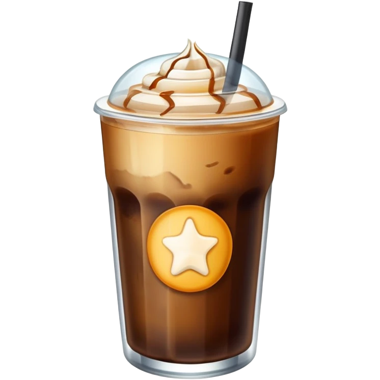 Iced coffee emoji