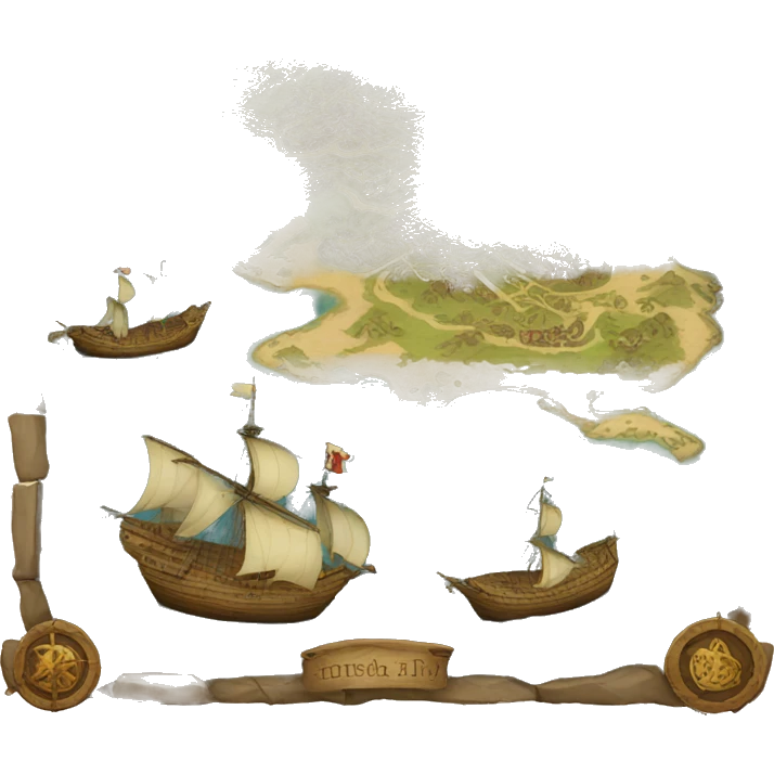 medieval map naval emoji