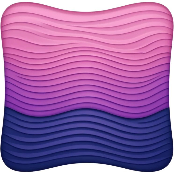 a wavy pink and navy rectangle with a purple stripe in the middle  emoji
