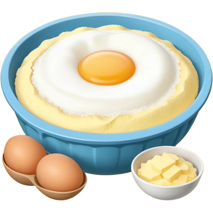 baking ingredients ready for preparation emoji