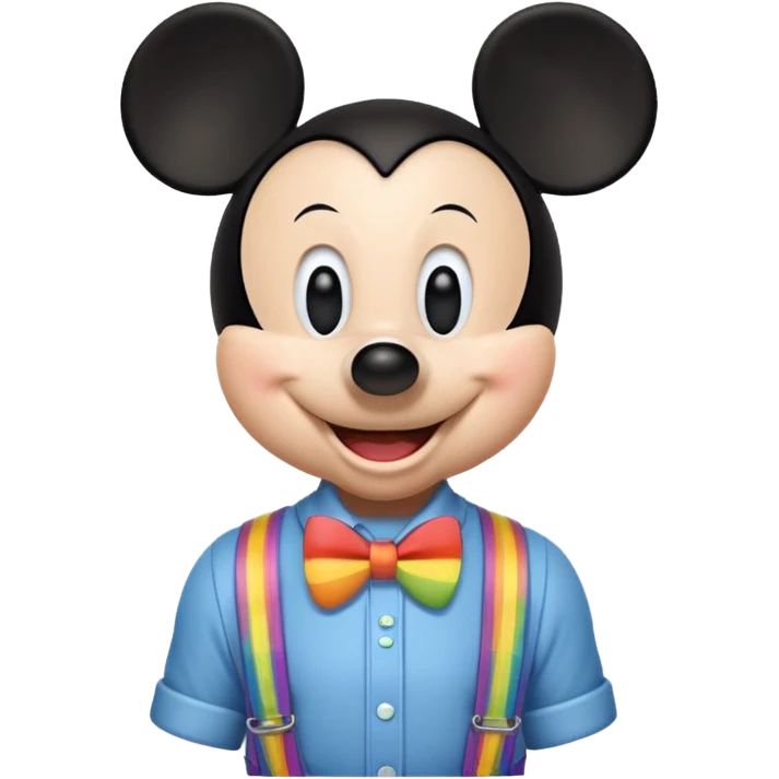 Micky mouse as a gay emoji