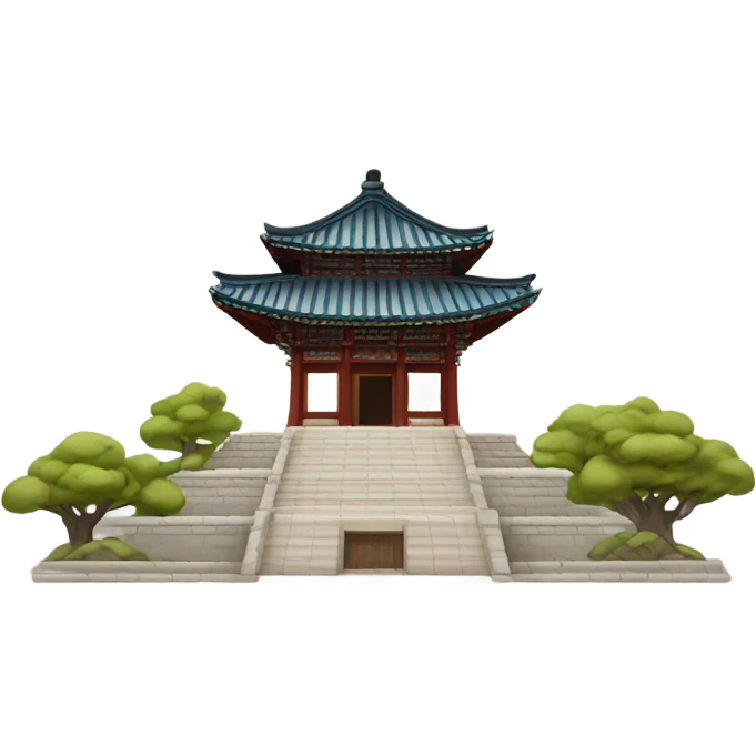 korean inspired temple emoji
