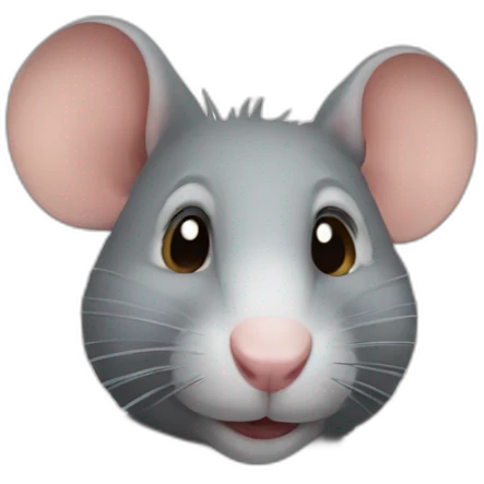 smart rat emoji