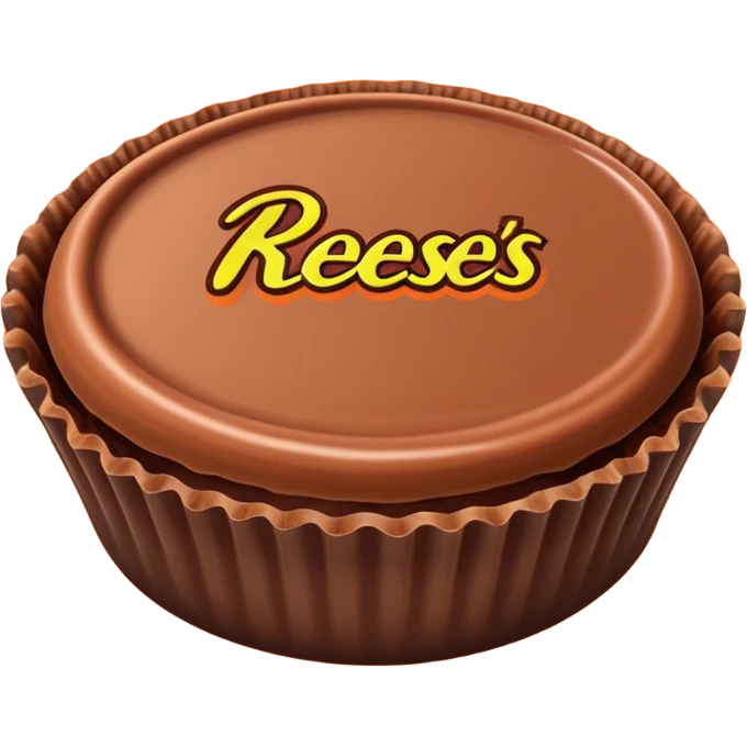 reeses peanut butter cup exact same replica emoji