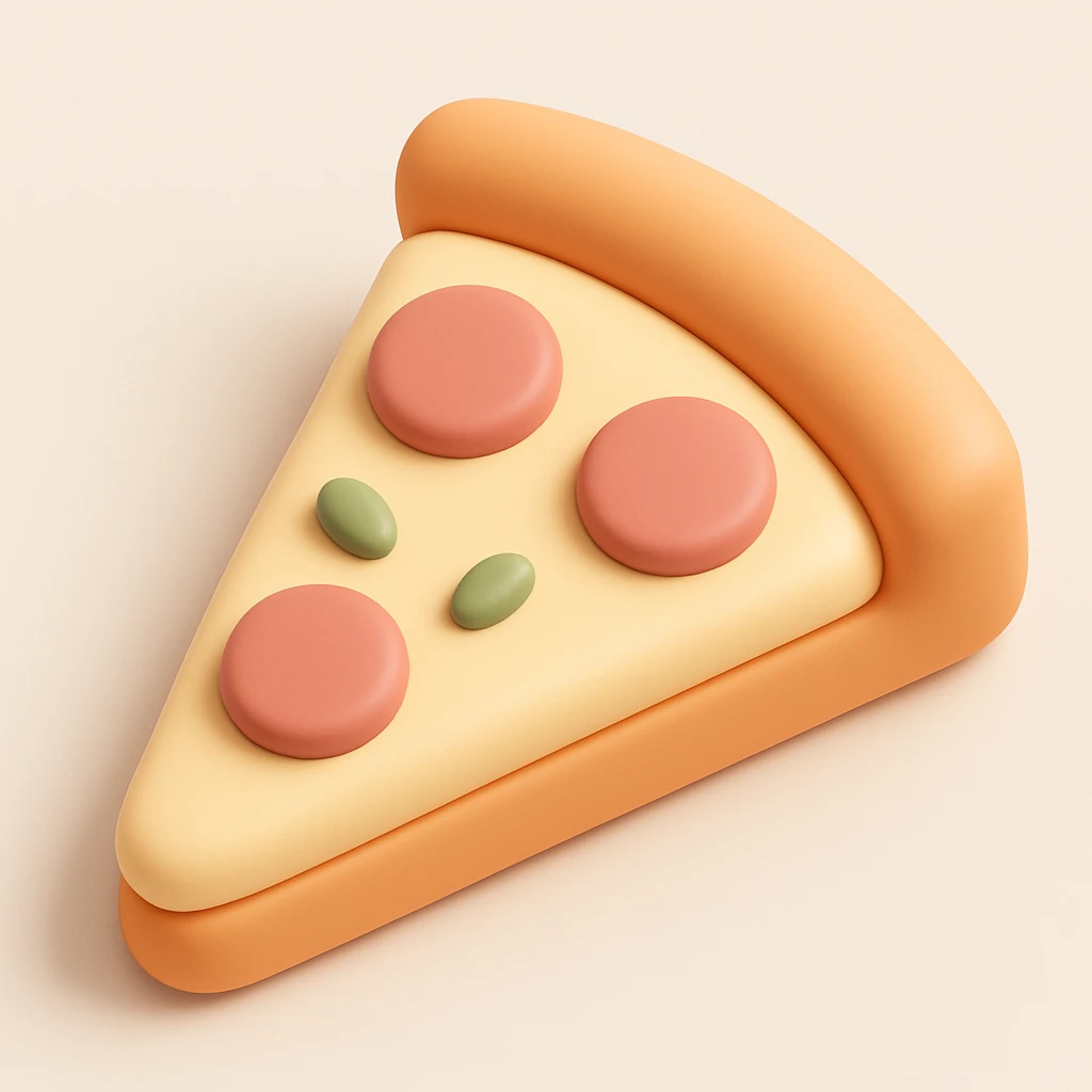 slice of pizza emoji