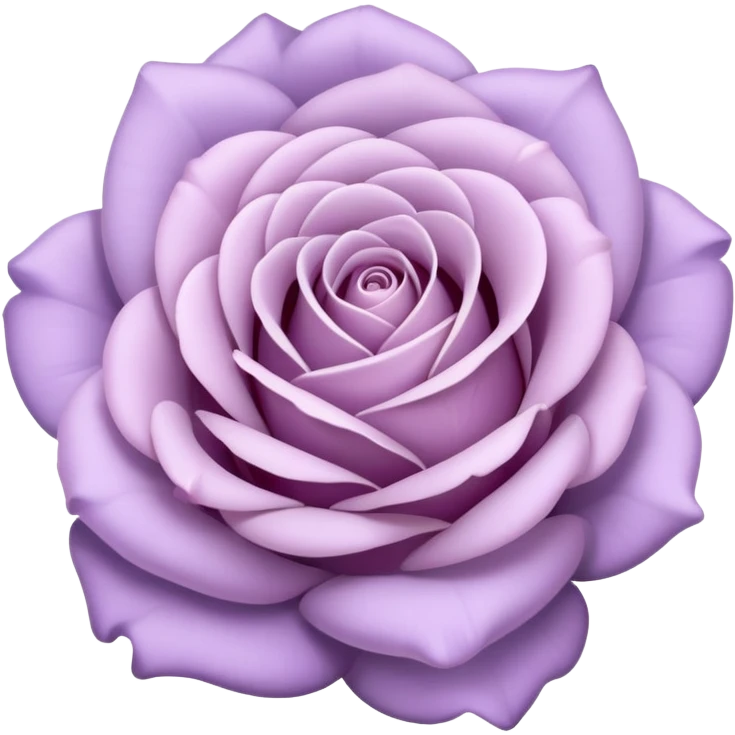 Mini Pastel Lavender rose  emoji
