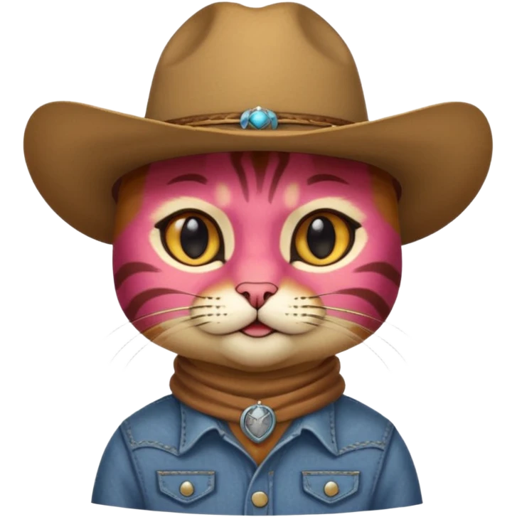 cowboy cat emoji